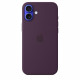 APPLE iPhone 16 Plus - Coque en silicone avec MagSafe - Plum