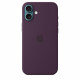 APPLE iPhone 16 Plus - Coque en silicone avec MagSafe - Plum