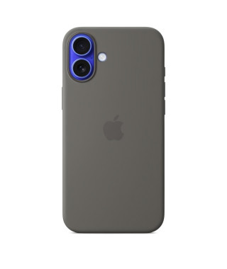 APPLE iPhone 16 Plus - Coque en silicone avec MagSafe - Stone Gray