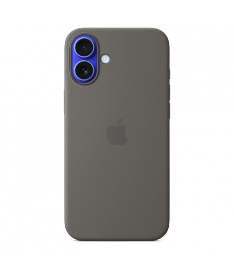 APPLE iPhone 16 Plus - Coque en silicone avec MagSafe - Stone Gray