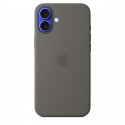 APPLE iPhone 16 Plus - Coque en silicone avec MagSafe - Stone Gray