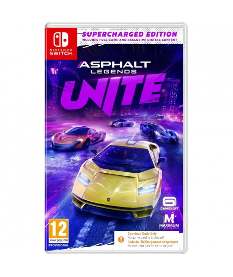 Asphalt Legends Unite - Jeu Nintendo Switch - Supercharged Edition
