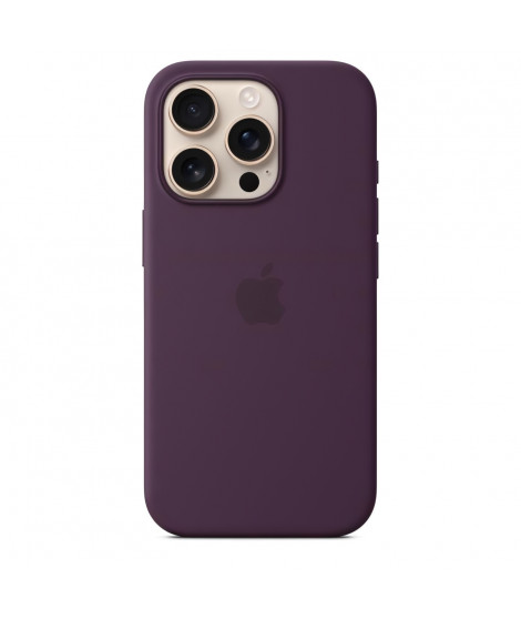 APPLE iPhone 16 Pro - Coque en silicone avec MagSafe - Plum