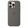 APPLE iPhone 16 Pro - Coque en silicone avec MagSafe - Stone Gray