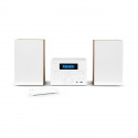 Microchaîne - THOMSON - COSY MIC121BT - Lecteur CD, Bluetooth, Radio FM, MP3, USB - Bois et Blanc