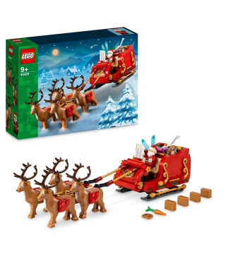 LEGO 40499 Le traîneau du Pere Noël - Set de construction pour enfants des 9 ans