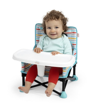 DISNEY BABY Chaise d'appoint Mickey Mouse, réhausseur Pop 'n Sit, intérieur, extérieur, pratique et compacte, pliage rapide, …