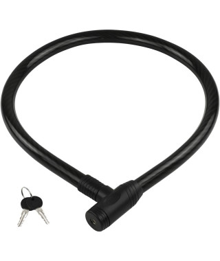 Antivol vélo - BURG WACHTER - 570 120 - Clé, acier 25 mm, gaine en PVC