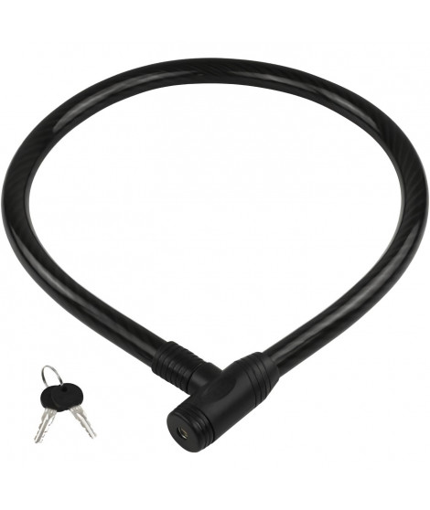 Antivol vélo - BURG WACHTER - 570 120 - Clé, acier 25 mm, gaine en PVC