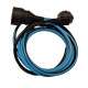 Prolongateur Dual color - CHACON - Noir / Turquoise - H05VV-F 3G1,5 - 20 m