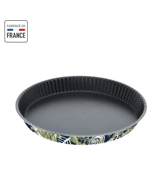 TEFAL Jungle Moule a tarte 30 cm, Antiadhésif, Démoulage parfait, Diffusion homogene de la chaleur, Fabriqué en France J5748402