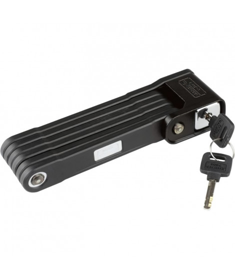 Antivol vélo pliable - BURG WACHTER - 790 90 BLACK SB - Haute sécurité, acier 8 mm