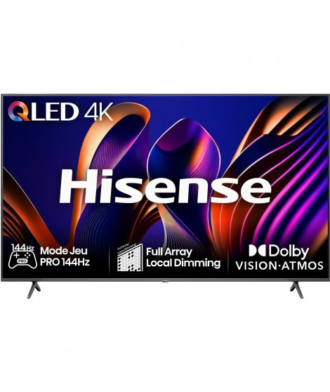TV QLED - HISENSE - 75E7NQ PRO - 75 (189 cm) - 4K UHD 3840x2160 - Dolby Vision - Smart TV - 4xHDMI - WiFi