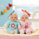 Baby Born - 2 Poupées chiffons Anges - 18cm - Peut se fixer - Hochet intégré - Tout doux - A partir de 0 mois