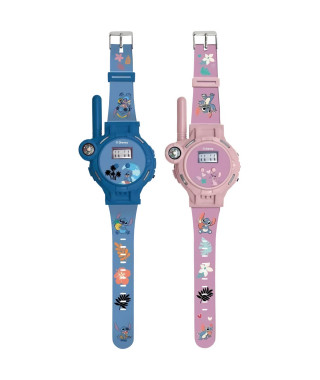 Montre digitale Stitch avec fonction talkie-walkie portée jusqu'a 200 m