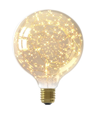 Ampoule LED E27 - CALEX - STARS FLOBE G125 - 1,5 W - 50 lm - 3000 K - Intensité variable - Or