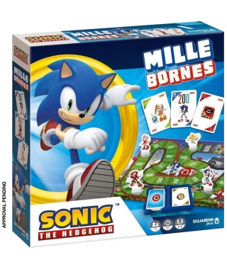Mille Bornes SONIC - Jeu de cartes - DUJARDIN - Incarnez Sonic pour récupérer les 7 émeraudes du chaos !