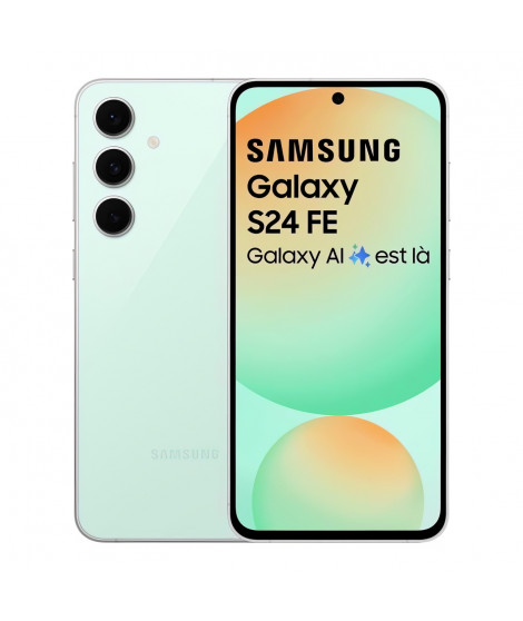 SAMSUNG Galaxy S24 FE Smartphone 5G 128 Go Vert d'eau