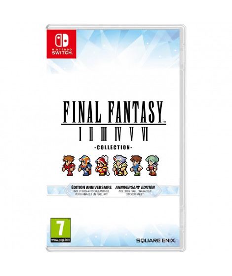 Final Fantasy I a VI - Jeu Nintendo Switch - Édition Anniversaire