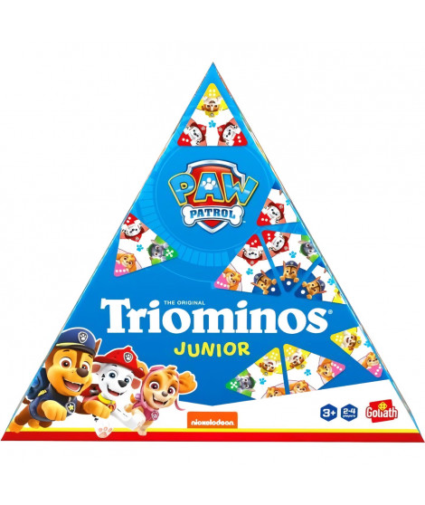 Jeu de société - GOLIATH - Triominos Junior Pat'Patrouille - Dominos triangulaires des 3 ans