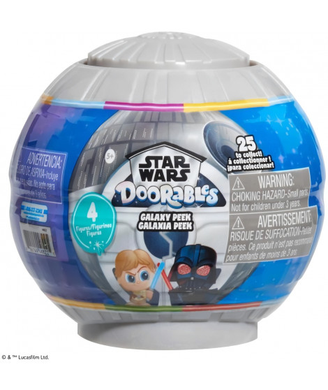 Figurines a collectionner - STAR WARS - Capsule Galaxy Peek - 4 figurines, 4 cm, 25 a collectionner