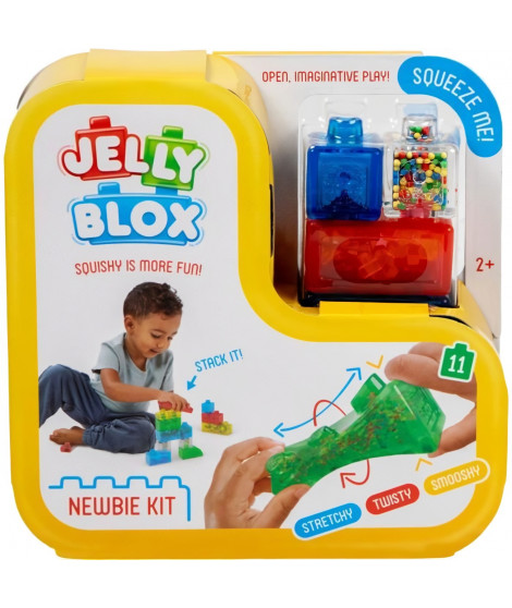 Jeu de construction - GOLIATH - Jelly Blox Newbie Kit - Blocs souples et tactiles des 2 ans