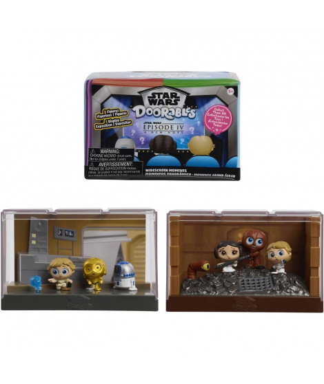 Figurines a collectionner - STAR WARS - Moment de Film Grand Écran - 6 scenes, 3 personnages chacune, a partir de 5 ans