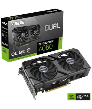 Carte Graphique - ASUS - Dual -RTX4060-O8G-EVO NVIDIA GeForce RTX 4060 8 Go GDDR6