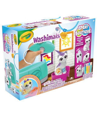 Coloriage - CRAYOLA - Washimals Spray Boutique - Vaporise et colore tes animaux! Des 3 ans