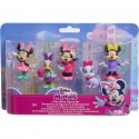 Figurines - DISNEY MINNIE MOUSE - Pack de 5 Figurines Minnie Mouse - Non articulées, 6 cm
