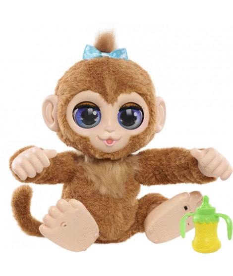 Jouet interactif - FURREAL FRIENDS - Peanut le Singe - Plus de 100 réactions, marche, équilibre et câlins