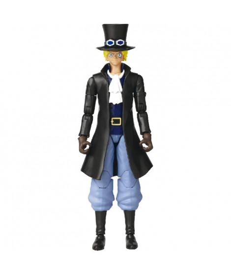 Figurine Anime Heroes - BANDAI - One Piece Sabo 17 cm - 16 points d'articulation