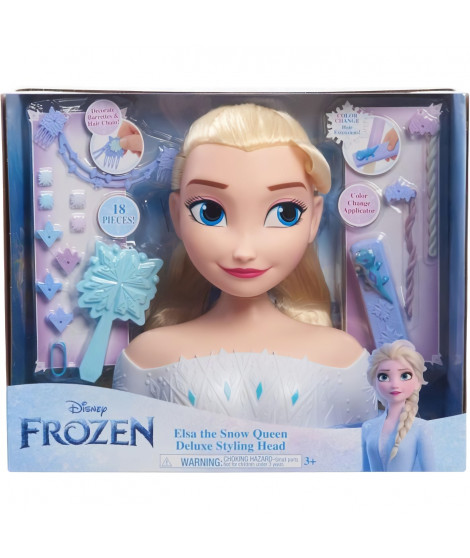 Tete a coiffer - REINE DES NEIGES - Tete a Coiffer Elsa Deluxe - Extensions, accessoires coiffure et color reveal, a partir d…