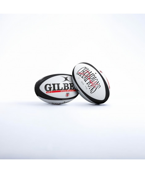 Ballon de rugby - Stade Toulousain - GILBERT - Replica double champion - Taille 5