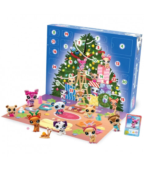 Calendrier de l'Avent - BANDAI - Littlest Pet Shop avec surprises quotidiennes