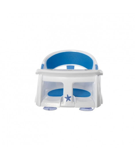 Siege de bain - DREAMBABY - Super confortable - Indicateur de détection de chaleur - 6 a 24 mois jusqu'a 13 kg - Blanc