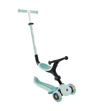 Globber - Trottinette évolutive GO-UP ACTIVE PLUS LIGHTS avec siege - Vert menthe