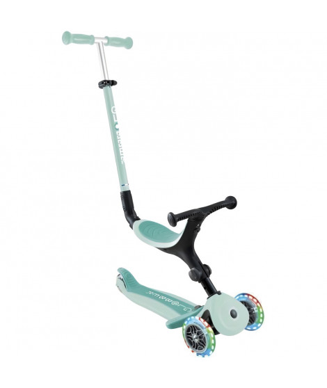Globber - Trottinette évolutive GO-UP ACTIVE PLUS LIGHTS avec siege - Vert menthe