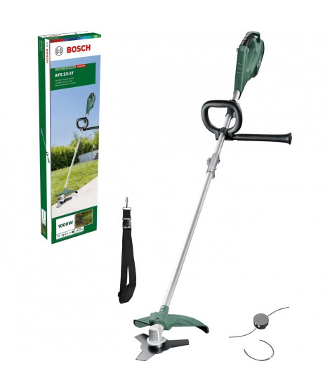 Débroussailleuse Bosch 1000W  AFS 23-37 (livrée avec 3 fils de 37 cm, 1 lame de débroussailleuse et 1 bandouliere)