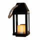 Lanterne solaire LED - LUMISKY - Ø13,5x30,2cm - Blanc chaud - Pour l'intérieur et l'extérieur
