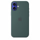 APPLE iPhone 16 Plus - Coque en silicone avec MagSafe - Lake Green