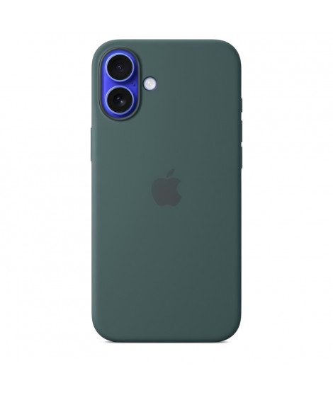 APPLE iPhone 16 Plus - Coque en silicone avec MagSafe - Lake Green