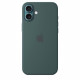 APPLE iPhone 16 Plus - Coque en silicone avec MagSafe - Lake Green