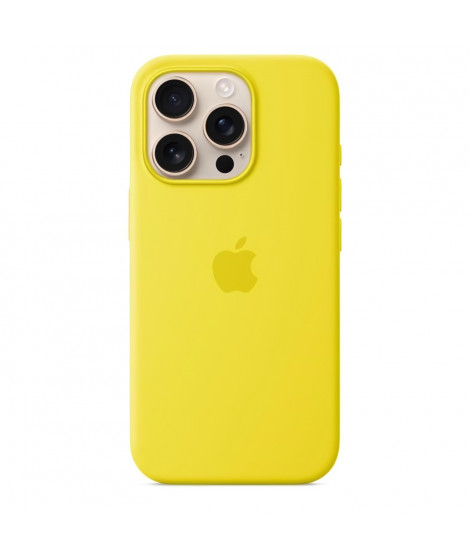 APPLE iPhone 16 Pro - Coque en silicone avec MagSafe - Star Fruit