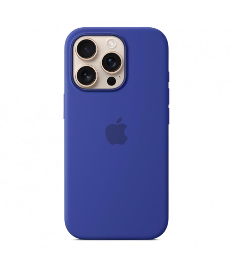 APPLE iPhone 16 Pro - Coque en silicone avec MagSafe - Ultramarine