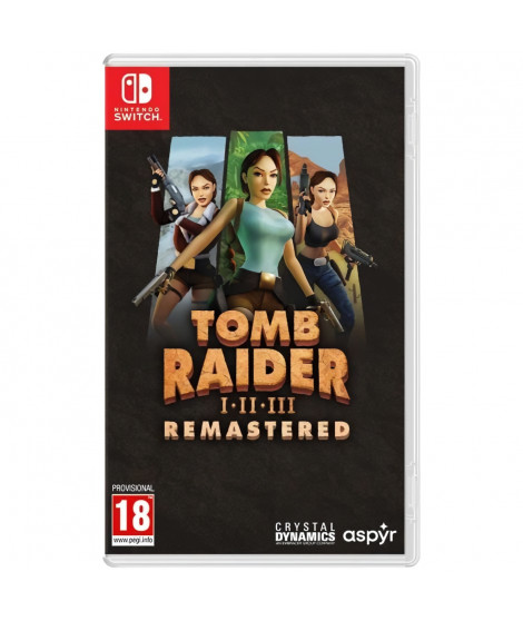 Tomb Raider I-III Remastered Starring Lara Croft - Jeu Nintendo Switch