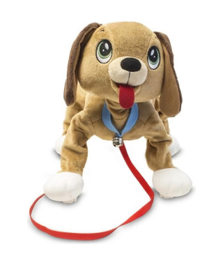LES TOUFOUS Chien Marron - Peluche Interactive