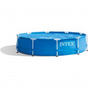 Kit Piscine hors sol tubulaire INTEX - Metal Frame - 305 x 76 cm - Ronde (Livrée avec pompe et cartouche) - 28202NP