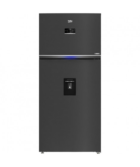 Réfrigérateur pose libre - BEKO - RDNE650E40DZXBRN - Double Porte - 630 L - 83,2 x 76,2 x 187 cm - Carbone