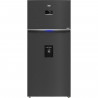 Réfrigérateur pose libre - BEKO - RDNE650E40DZXBRN - Double Porte - 630 L - 83,2 x 76,2 x 187 cm - Carbone